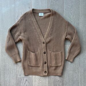 Callahan Knitwear The Cardigan in Camel Women’s Size XS